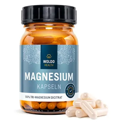 Woldohealth Hořčík Tri-Magnesium dicitrát 120 cps. - Woldohealth