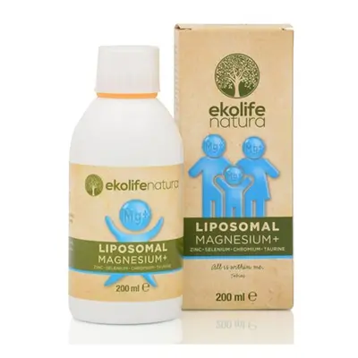 Ekolife Nature Liposomal Magnesium+ 200ml (Lipozomální hořčík) - Ekolife Natura