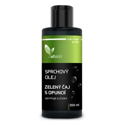 Allskin sprchový olej Zelený čaj s opuncií 200 ml - Allnature