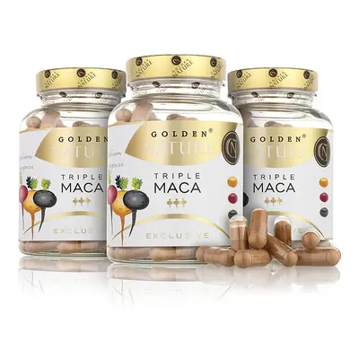 2+1 GN Exclusive Triple Maca 300 cps. - Golden Nature