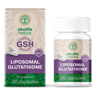 Ekolife Natura Liposomal Glutathione (Lipozomální glutathion) 30 kapslí - Ekolife Natura