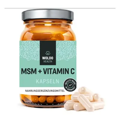 Woldohealth MSM s Vitamínem C 180 kapslí - Woldohealth