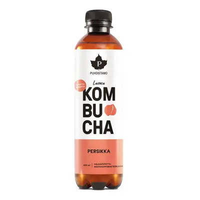 Puhdistamo Kombucha BIO 400ml (broskev) - Puhdistamo