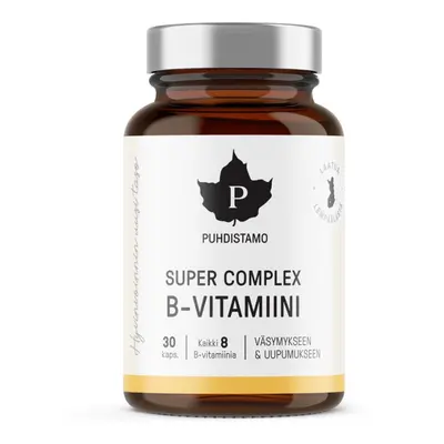 Puhdistamo Super Vitamin B Complex 30 kapslí - Puhdistamo