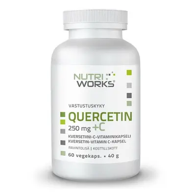 NutriWorks Quercetin + Vitamin C 250mg 60 kapslí - NutriWorks