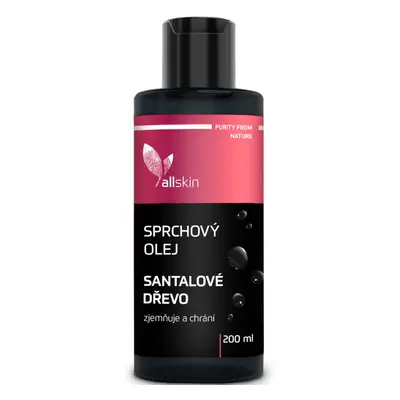 Allskin sprchový olej Santalové dřevo 200 ml - Allnature