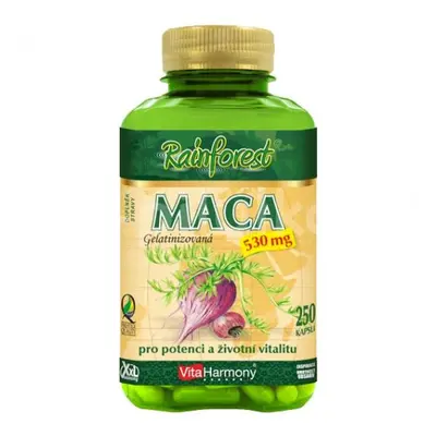 Maca 530 mg - 250 kapslí, XXL economy - Vitaharmony