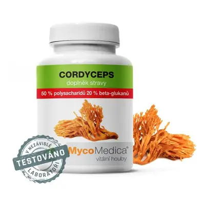 MycoMedica Cordyceps 50% polysacharidů 90 cps. - MycoMedica