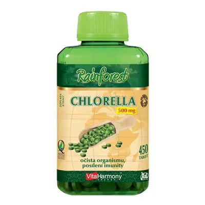 Chlorella 500 mg - 450 tbl., XXL economy - Vitaharmony