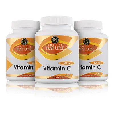 2+1 Golden Nature Vitamin C 500mg 300 cps. - Golden Nature