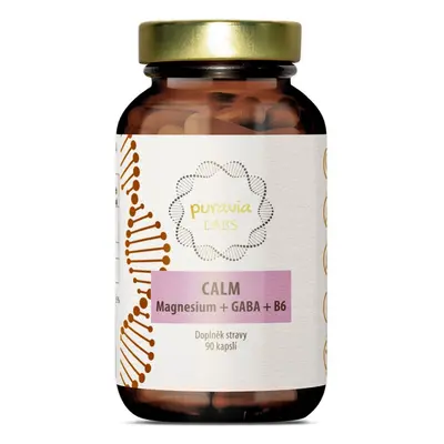 Puravia LABS CALM Magnesium + GABA + B6, 90 kapslí - PuraviaLabs