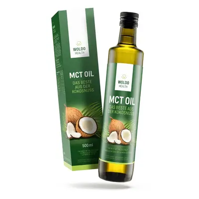 Woldohealth MCT olej 500 ML ( 100% KOKOSOVÉHO OLEJE) - Woldohealth