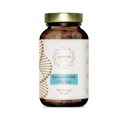 Puravia LABS Omega 3 z mořských ryb, 60 kapslí - PuraviaLabs