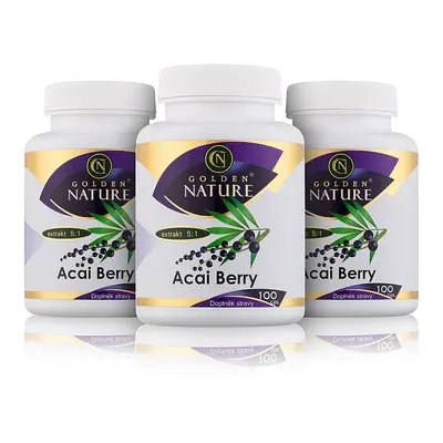 2+1 Golden Nature Acai berry 300 cps. - Golden Nature