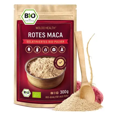 Woldohealth Maca červená BIO prášek 300g - Woldohealth