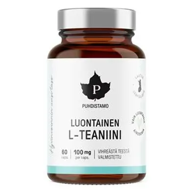 Puhdistamo L-Theanine Natural 60 kapslí (Luontainen L-Teaniini) - Puhdistamo