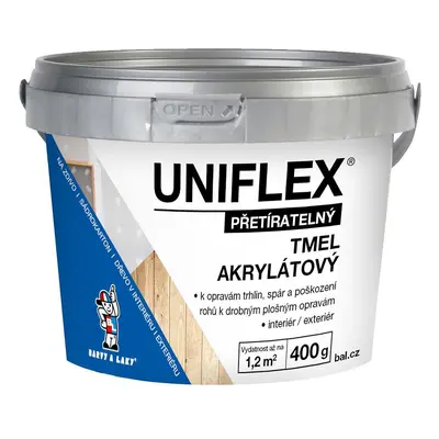 Uniflex akrylový tmel 400g