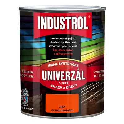 Industrol uni 7551 oranž návěstní 0,75l