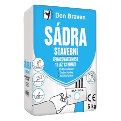 Sádra stavební Den Braven 5 kg