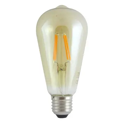 LED žárovka 4W E27 gold decor filament 2000K