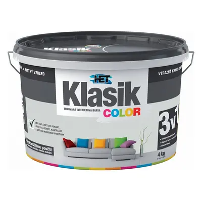 Het Klasik Color 0117 šedý platinový 4kg