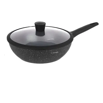 Pánev wok 28x8 cm s víkem Starke PK Sirius AER+