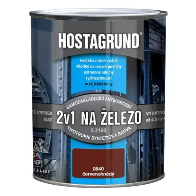 Hostagrund S2160 0840 červenohnědý 0.6l