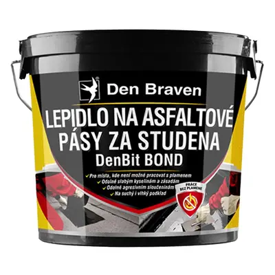 Lepidlo na asfaltové pásy za studena Den Braven DenBit BOND 5 kg