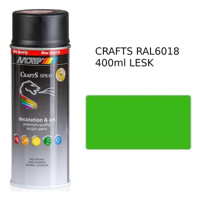 Sprej Crafts zelená RAL6018 400ml