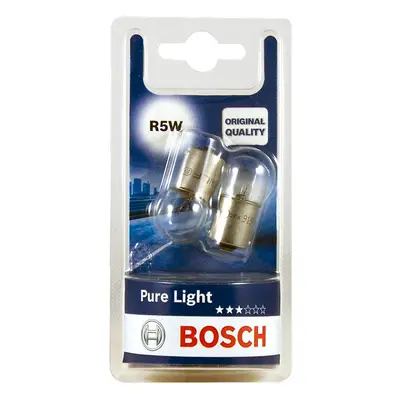 Žárovka 12V 5W R5W BA15S Bosch 2 ks Blistr