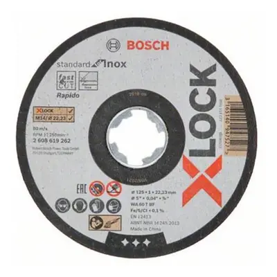 Řezné kotouče X-LOCK Inox 125x1x22,33mm (10KS)