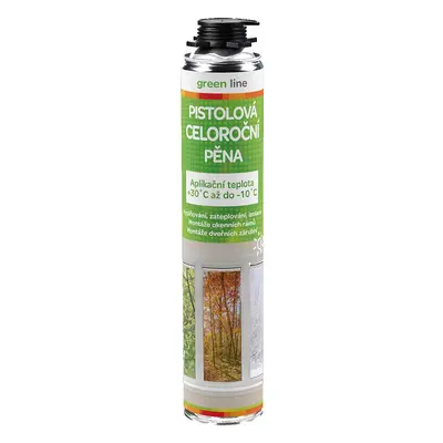 Montážní pěna celoroční Green Line pistolová 750 ml