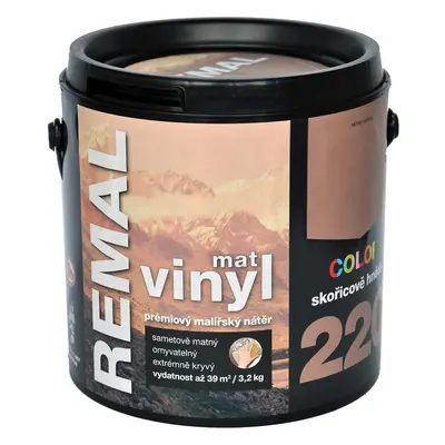 Remal Vinyl Color mat skořicově hnědá 3,2kg