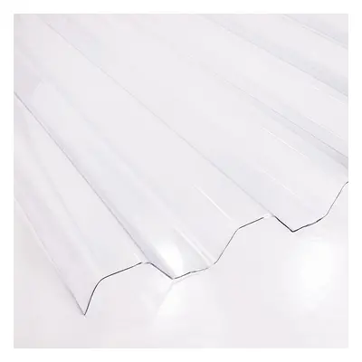 Trapézová deska PVC 2000 x 900 x 0,8 mm bezbarvá