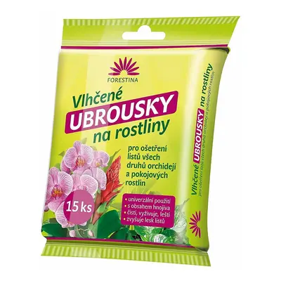 Vlhčené ubrousky na rostliny