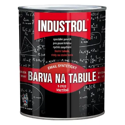 Industrol barva na školní tabule 0199 černá 0,6l