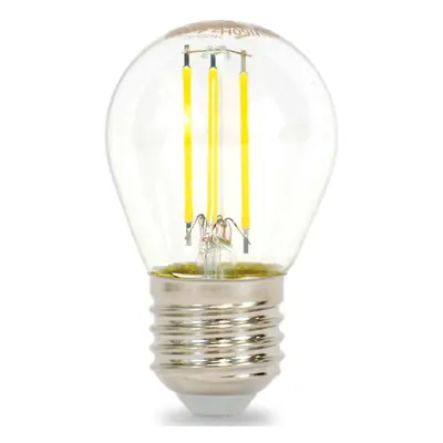 LED žárovka filament retro miniglobe 4.2W E27 4000K 570LM