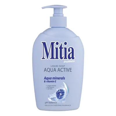 Mitia tek.mýdlo s dáv.aqua active 500 ml