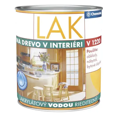 Chemolak Lak Na Drevo Inter. V1220 Leskly 0,6l