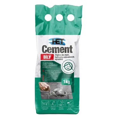 Cement bílý 1kg