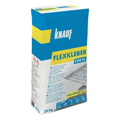 Flexibilní cementové lepidlo na obklady a dlažbu Knauf Flexkleber C2TE S1 mrazuvzdorné 25 kg