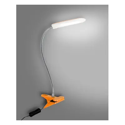 Stolní lampa 02865 Dori Led Orange Klips