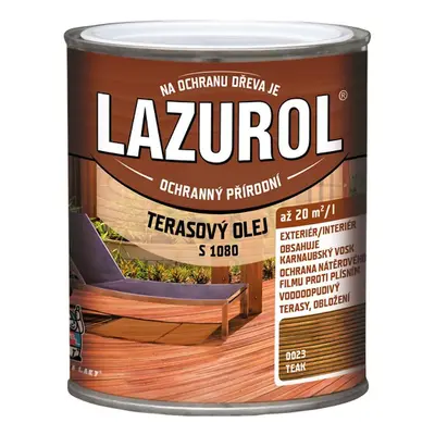 Lazurol terasový olej teak 0,75l