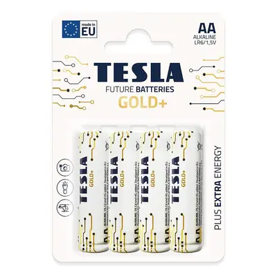 Baterie Tesla AA LR06 Gold+ 4 ks