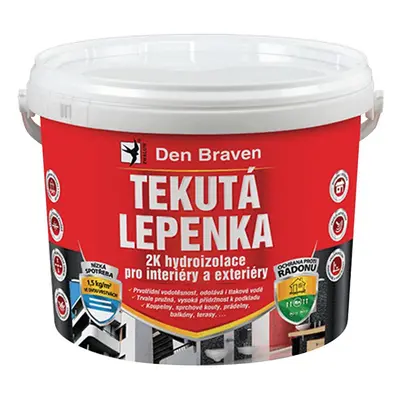 Den Braven Tekutá lepenka 2k Hydroizolace 14 kg