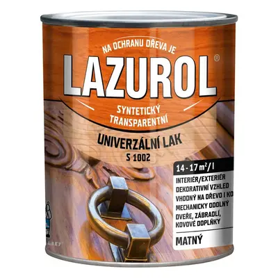 Lazurol S1002 univerzální lak 0,75l mat