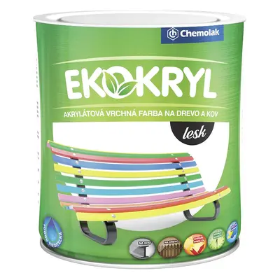 Ekokryl Lesk 0208 0,6l Bezovy