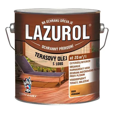 Lazurol terasový olej bezbarvý 2,5l