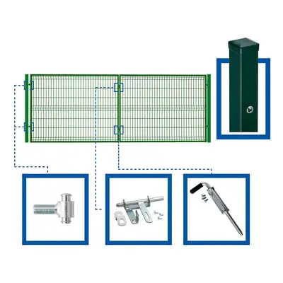 Sada brána dvoukřídlá WGBRA-T000295