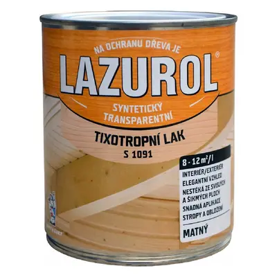 Lazurol S1091 tixotropní lak mat 0,75l